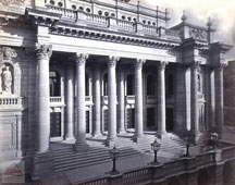 Valletta. Colonnade of the Royal Opera House