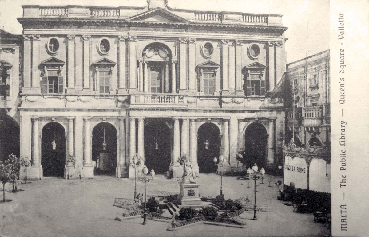 Valletta. The Public Library, Queen's Square