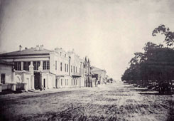 Chisinau. On the right is the public garden
