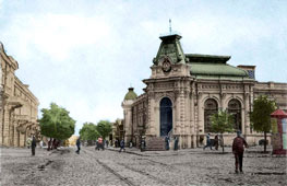 Chisinau. Pharmacy Kogan, Crossroads Armenian Street and Aleksandrovskaya (Stefan cel Mare)