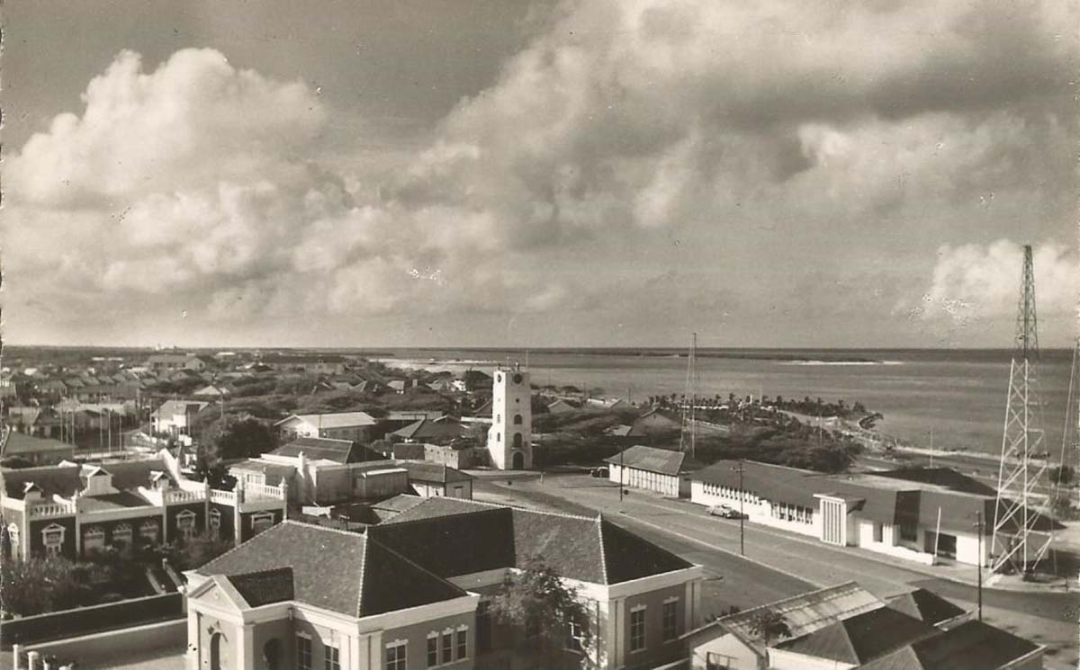Oranjestad. Bird's eye view