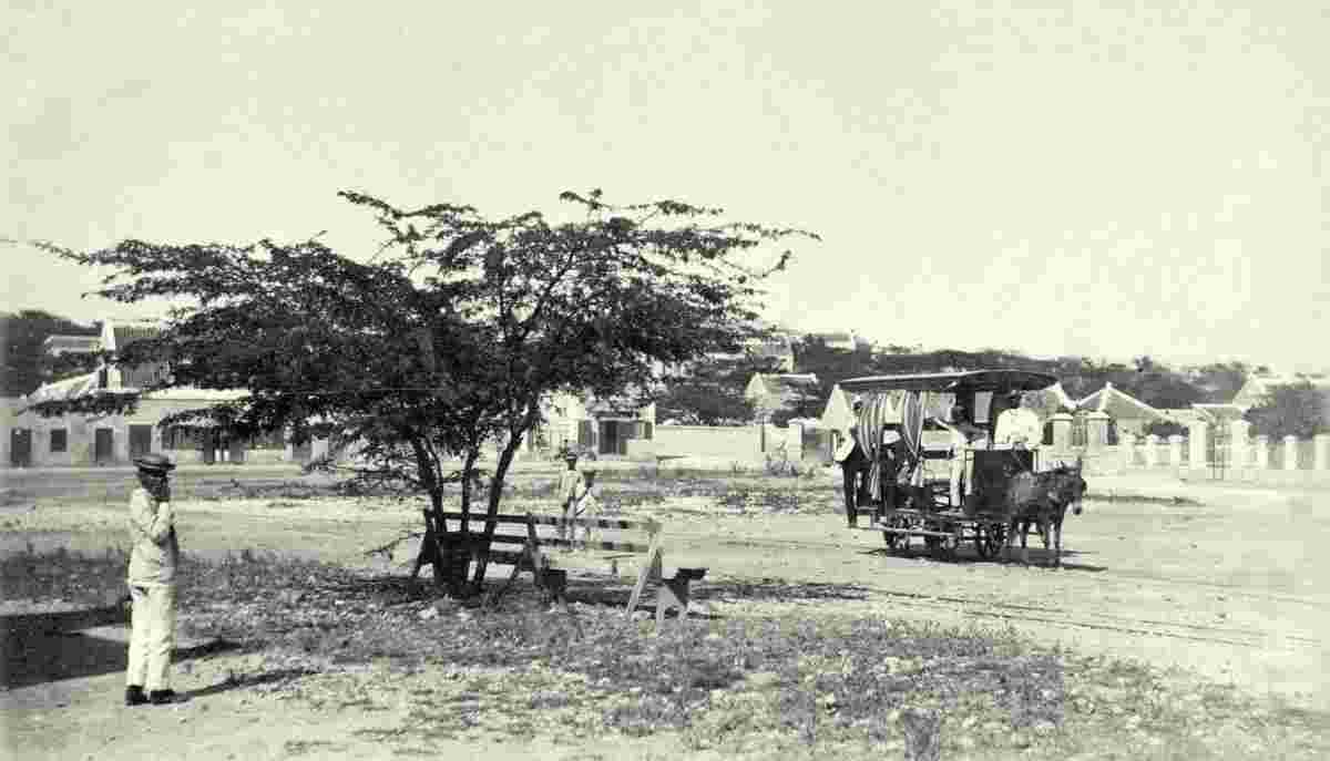 Willemstad. Station of the horse tram