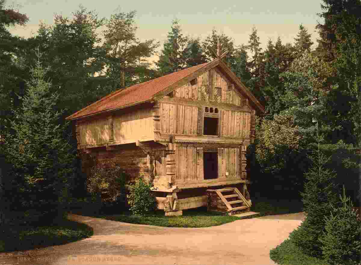Oslo. Stabbur Bygdoy, circa 1890