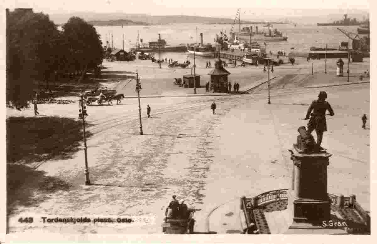 Oslo. Tordenskiold Square, 1929