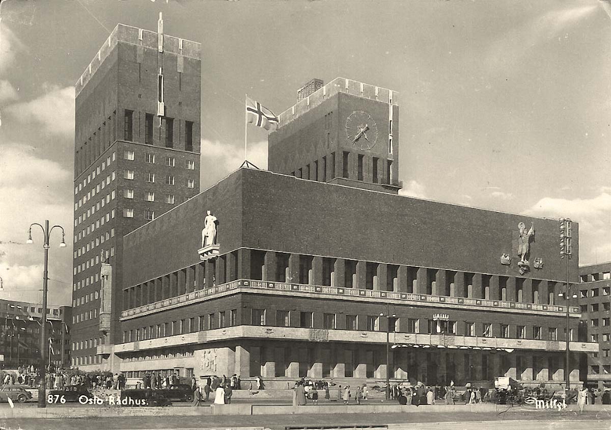 Oslo (Kristiania, Christiania). View of the City Hall