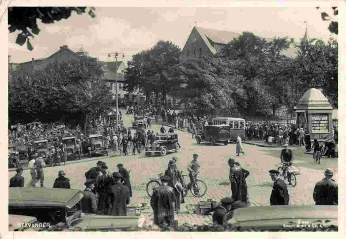 Stavanger. Market, 1942