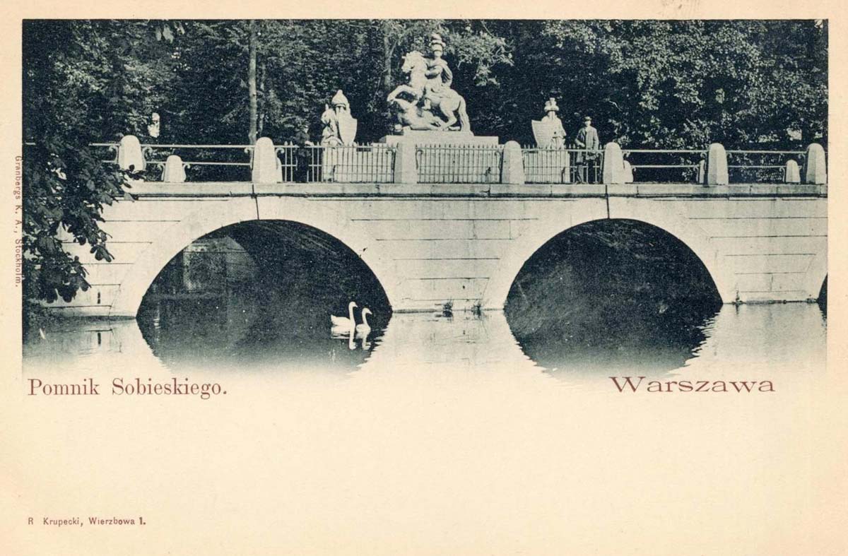 Warsaw. King Jan Sobieski monument to commemorate defeat of the Turks in 1683