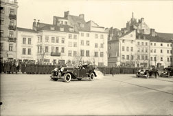 Warsaw. Visit to Poland of Otto Strandman