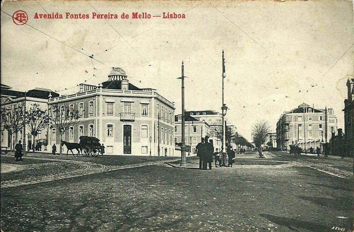 Lisbon. Fontes Pereira de Melo Avenue