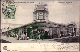 Lisbon. Market on the Figueira Square, 1904