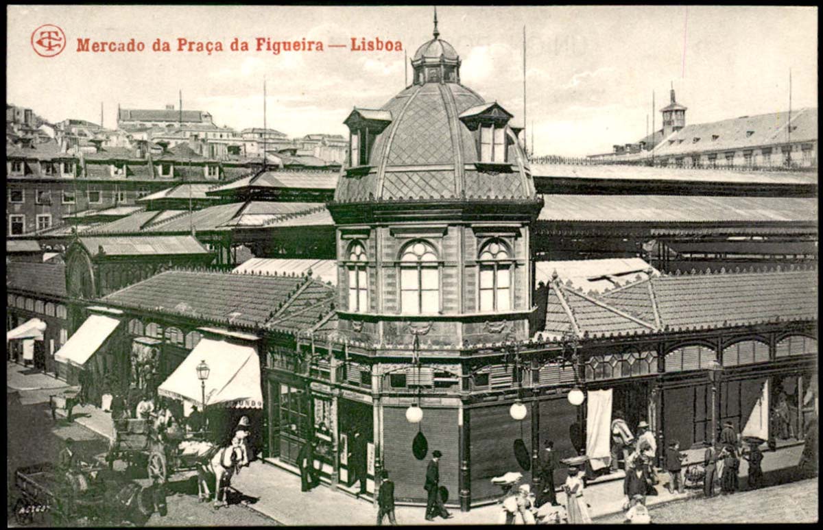 Lisbon. Market on the Figueira Square
