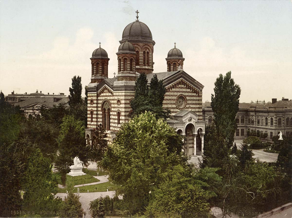 Bucharest. Lady Balasa Church, between 1890 and 1906