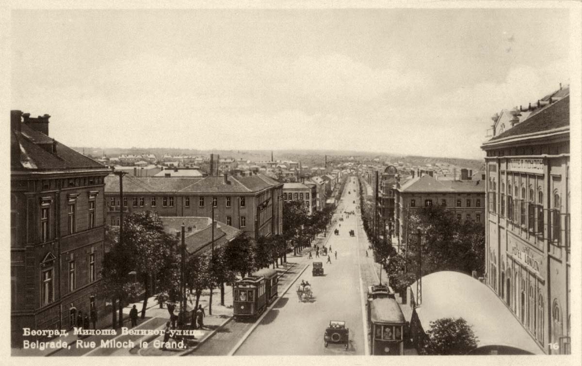 Belgrade. Milosh Grand Street