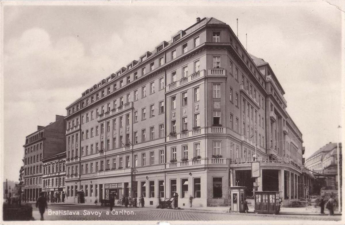 Bratislava. Carlton and Savoy Hotel