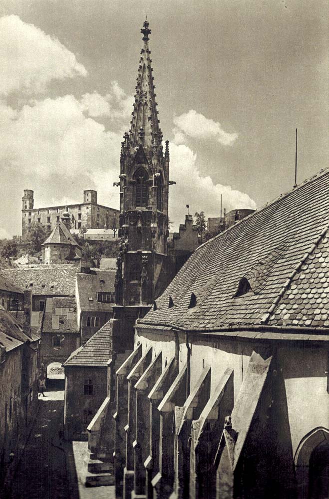 Bratislava. Monastery of Klaris-sisters of the Order of St. Clara, circa 1940-50th