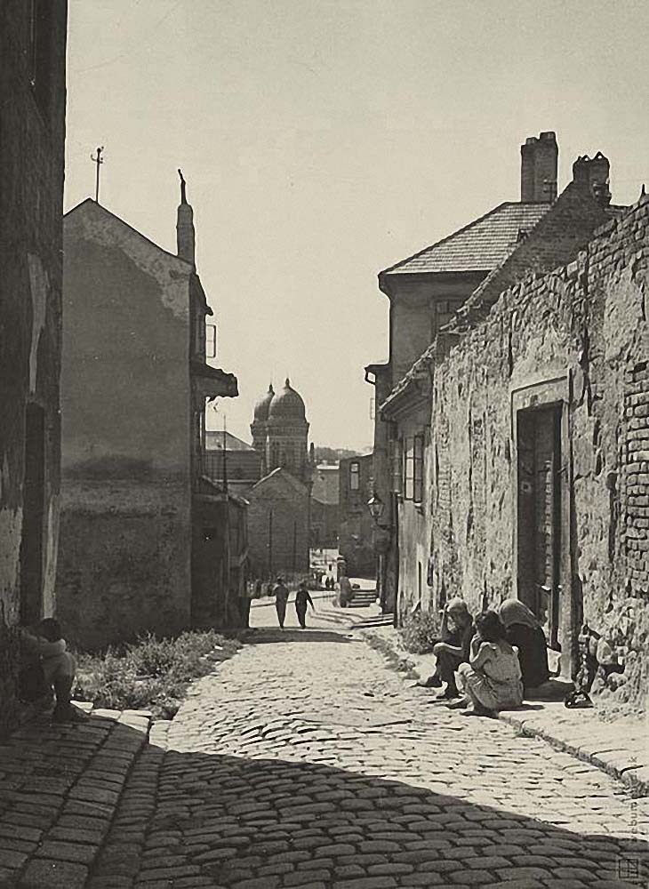 Bratislava. Tower of Jewish Synagogue, between 1940-1950