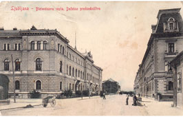 Ljubljana. Bleiweisova Road, Provincial Council