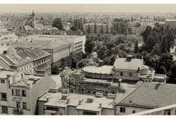 Ljubljana. Panorama of the city, 1961