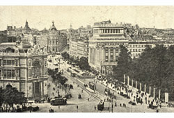 Madrid. Alcala street, 1925