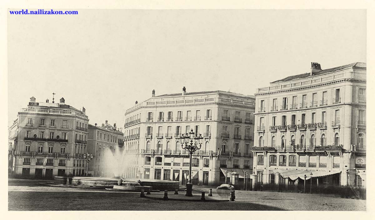 Madrid. Puerta del Sol, 1853