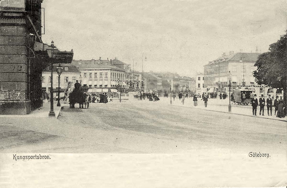 Gothenburg. Kungports Bridge, 1910