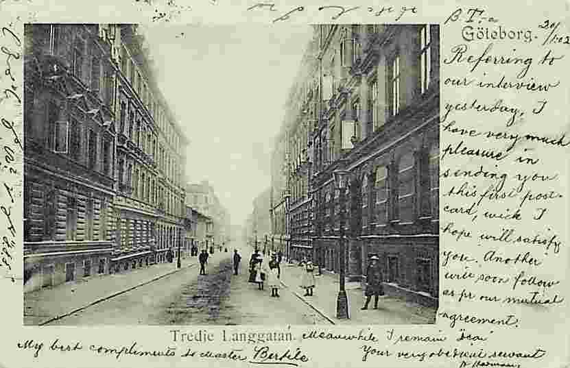 Gothenburg. Third Lang Street, 1902