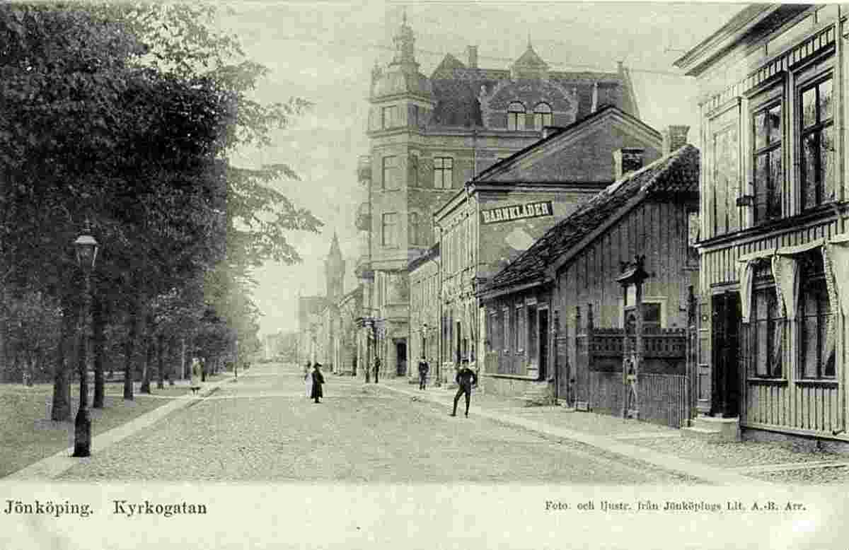 Jönköping. Kyrkogatan (Kyrko street)