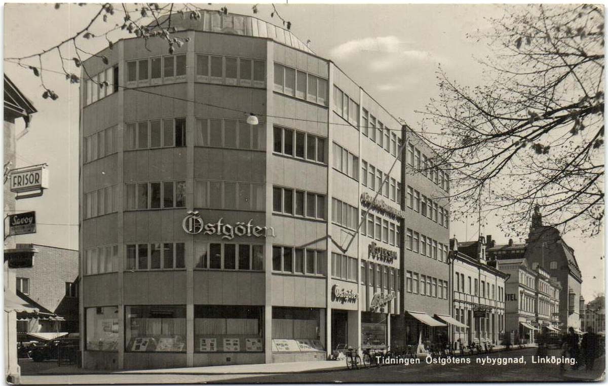 Linköping. Tidningen Östgötens nybyggnad
