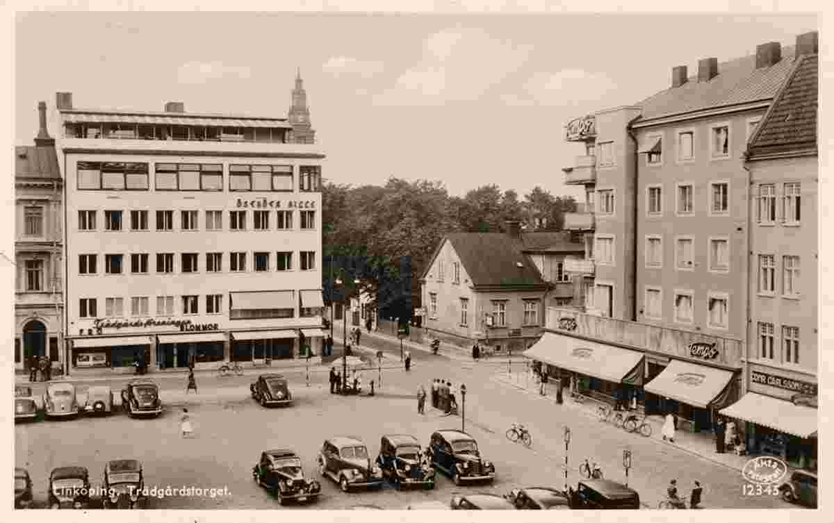 Linköping. Trädgárdstorget