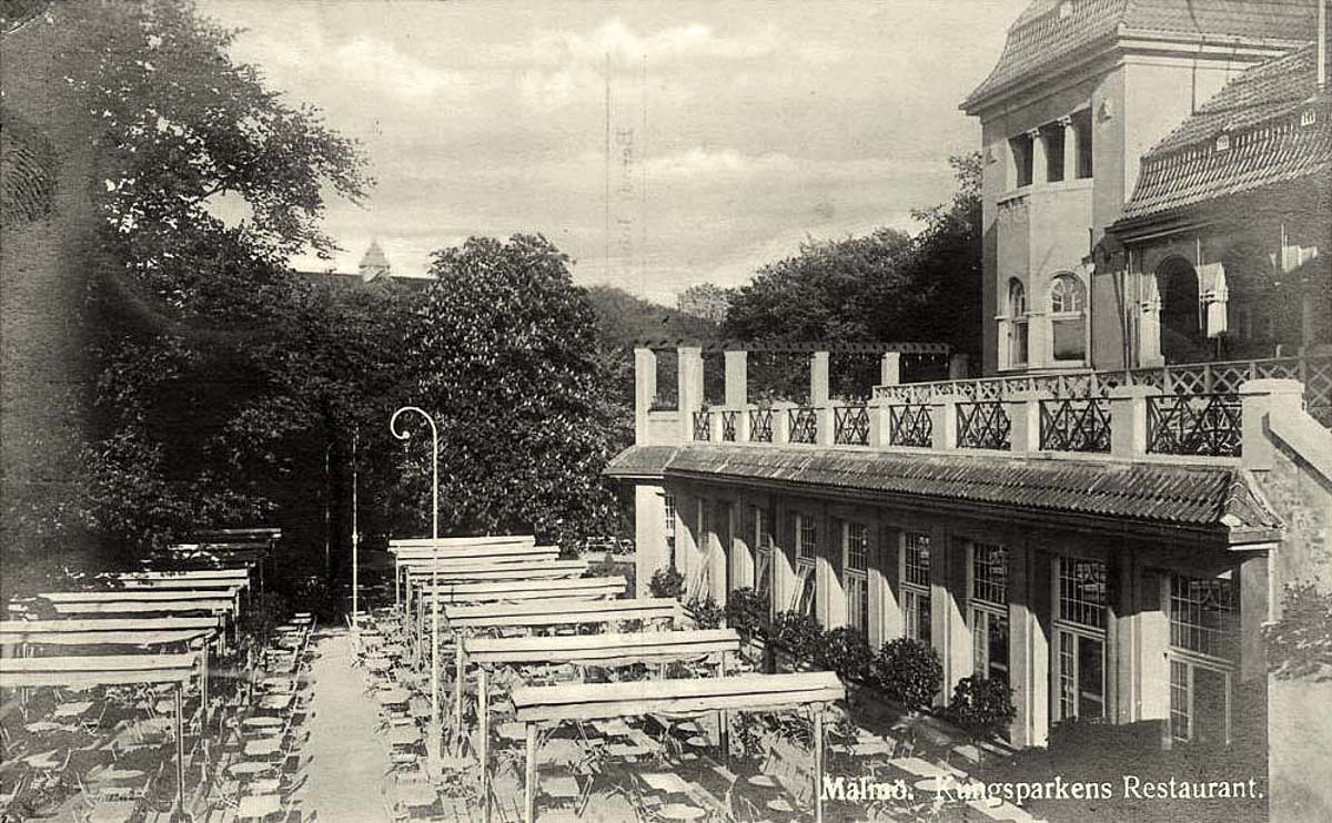 Malmö. Kungsparkens Restaurant, 1927