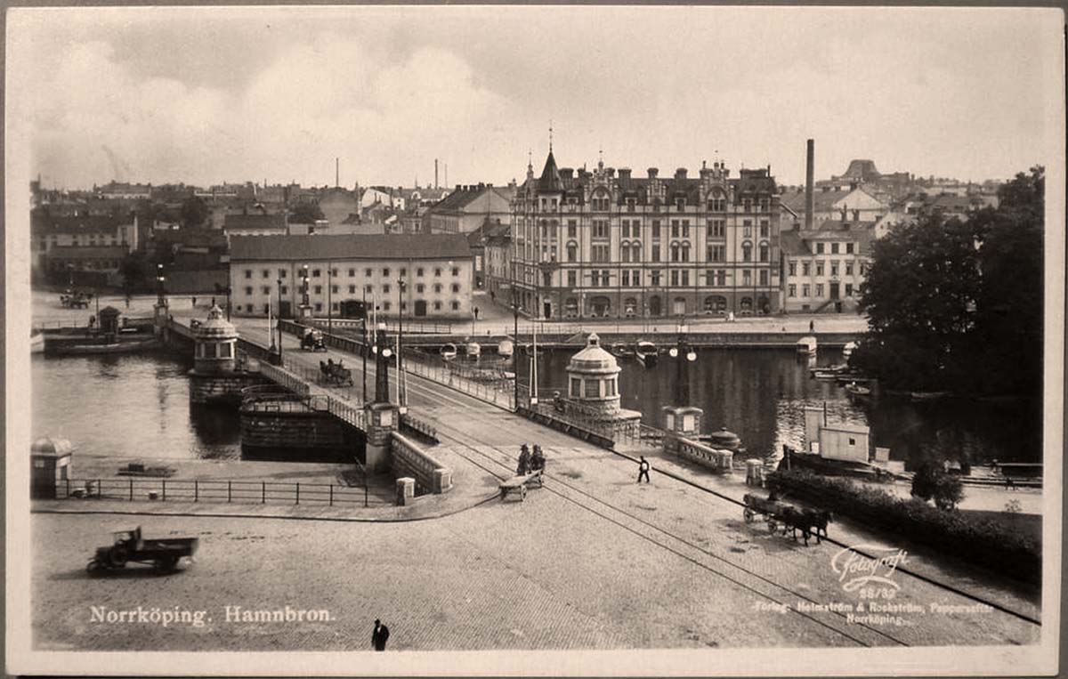 Norrköping. Hamnbron