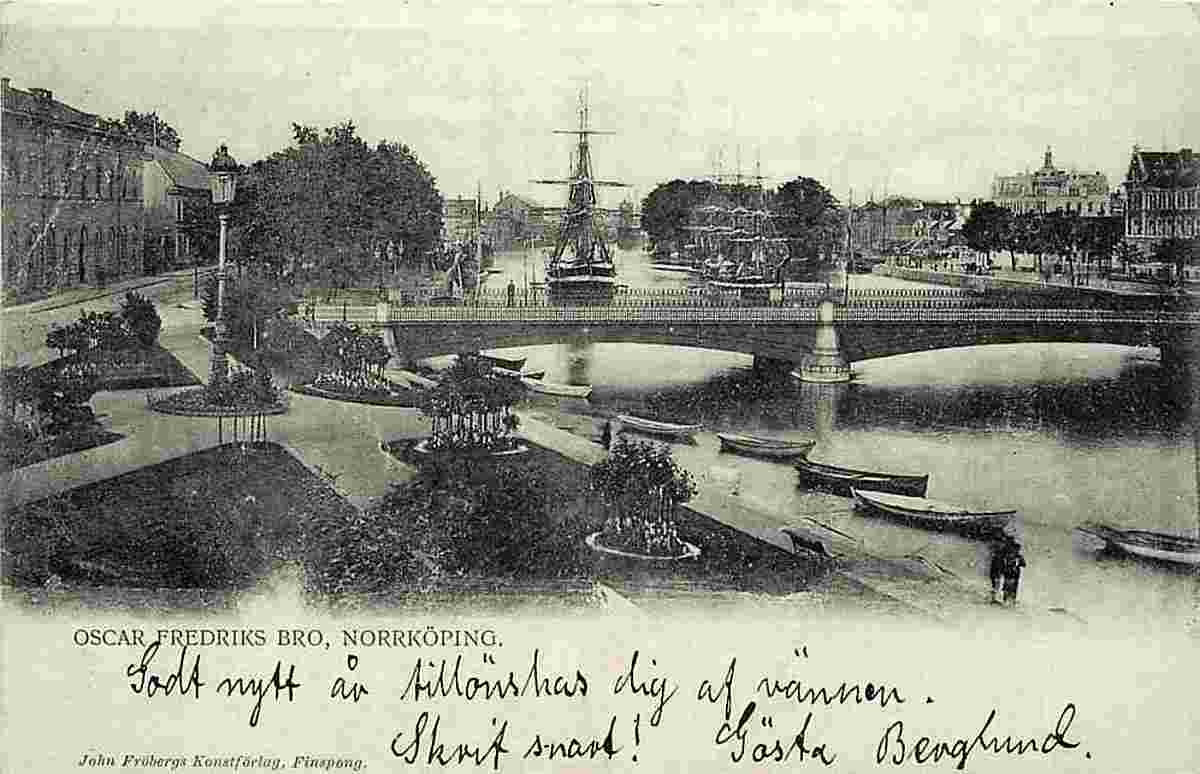 Norrköping. Oscar Fredriks bro