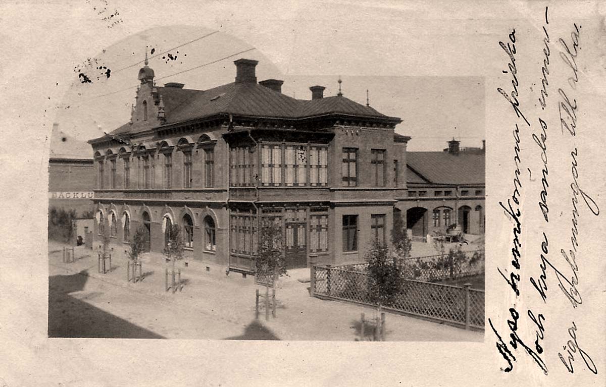 Umeå. Panorama of city, 1901