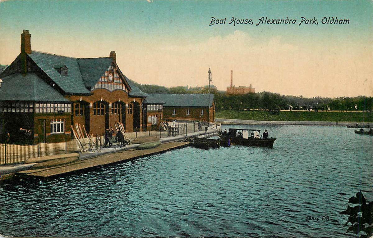 Oldham. Alexandra Park, Boat House