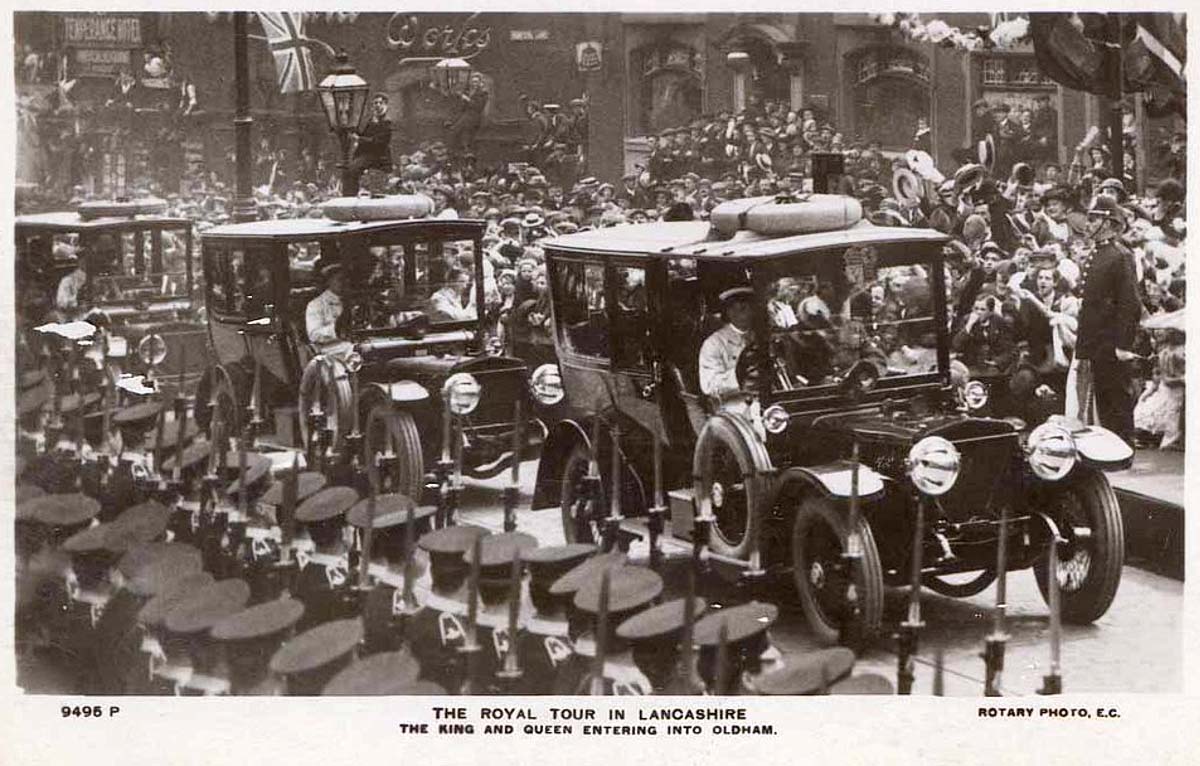 George V, visit to Oldham