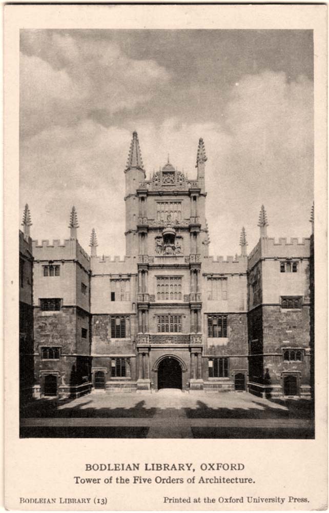 Oxford. Bodleian Library