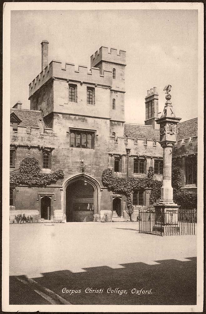 Oxford. Corpus Christi College, founded 1516
