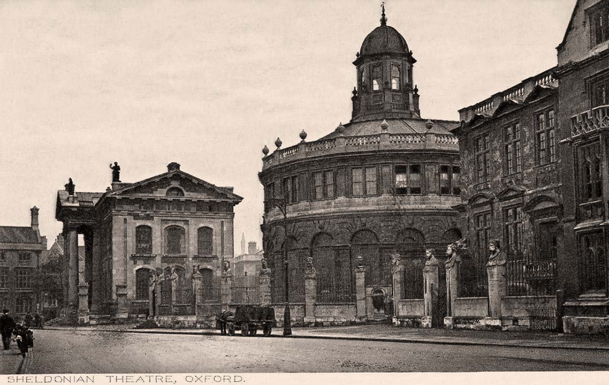 Oxford. Sheldonian Theatre, circa 1925