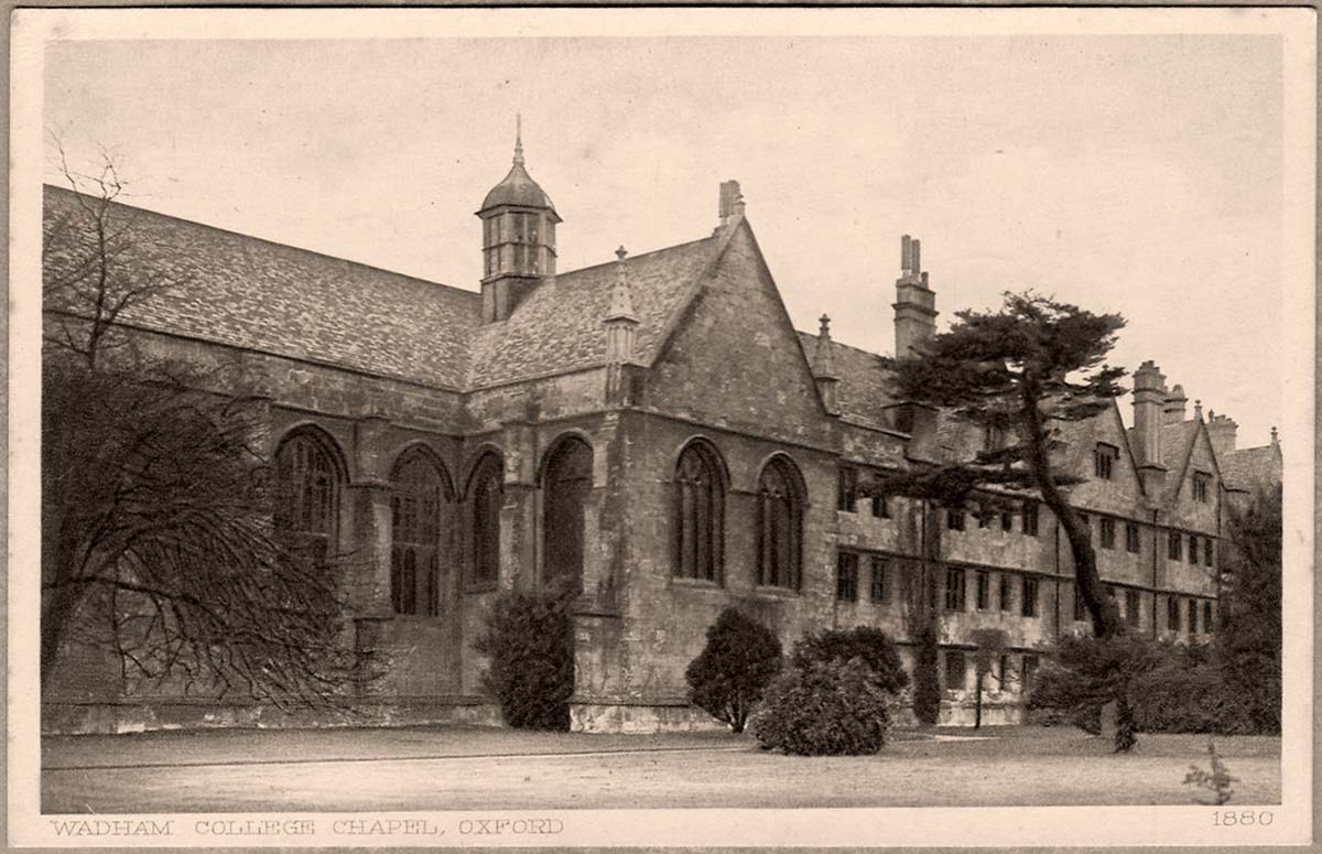 Oxford. Wadham College Chapel