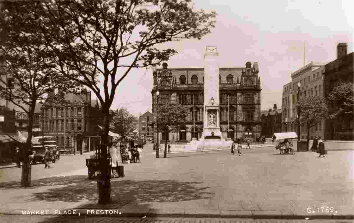 Preston. Market Place, 1957