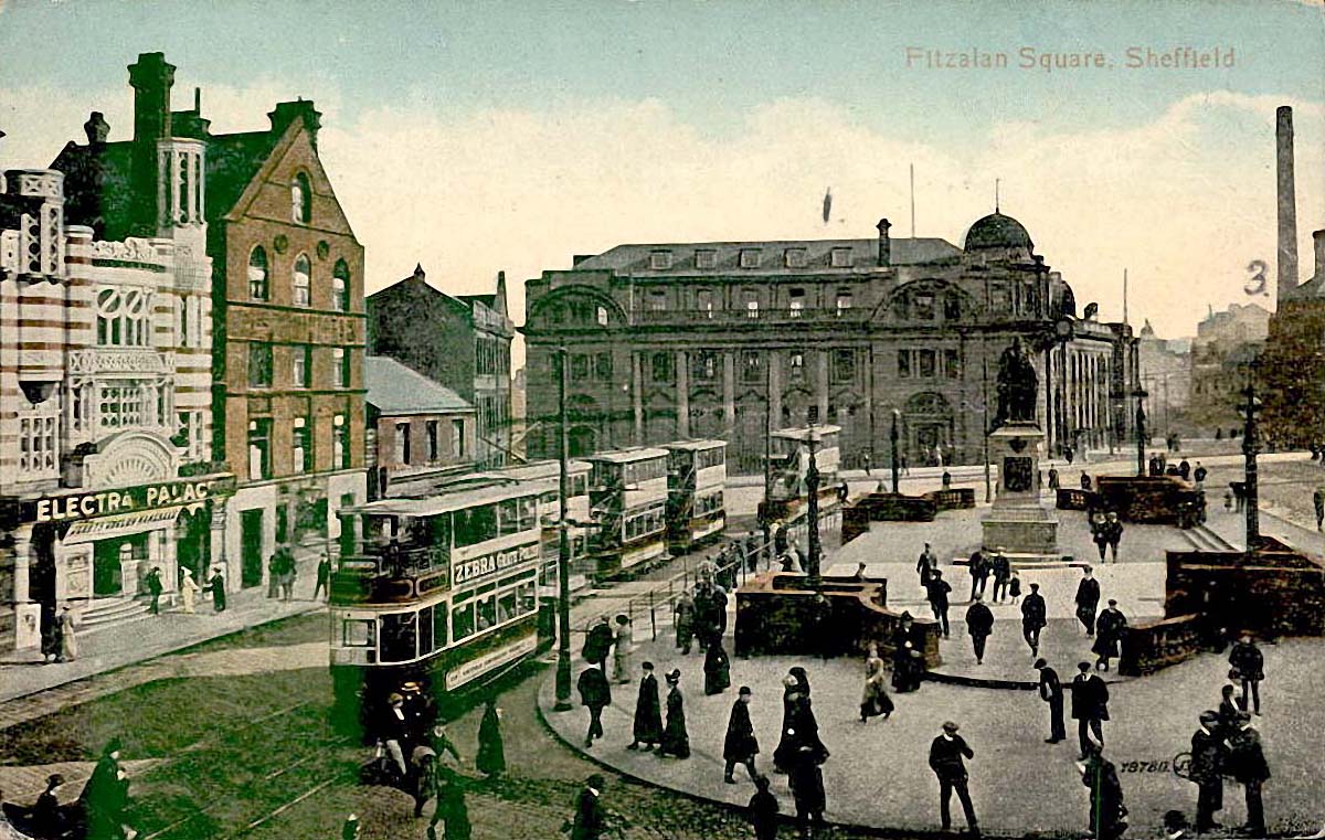 Sheffield. Fitzalan Square, Electra Palace