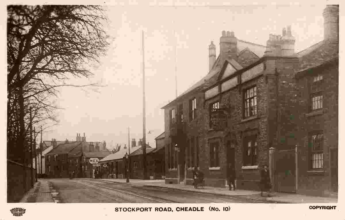 Stockport. Cheadle - Stockport Road