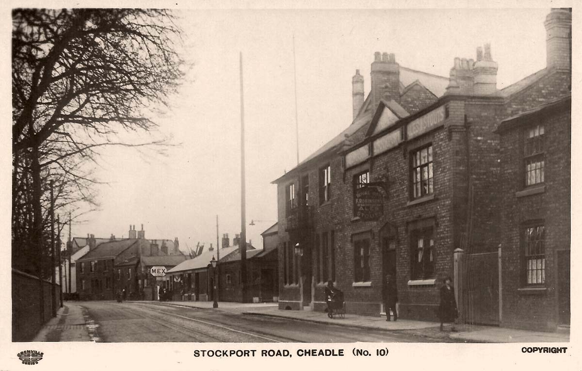 Stockport. Cheadle - Stockport Road