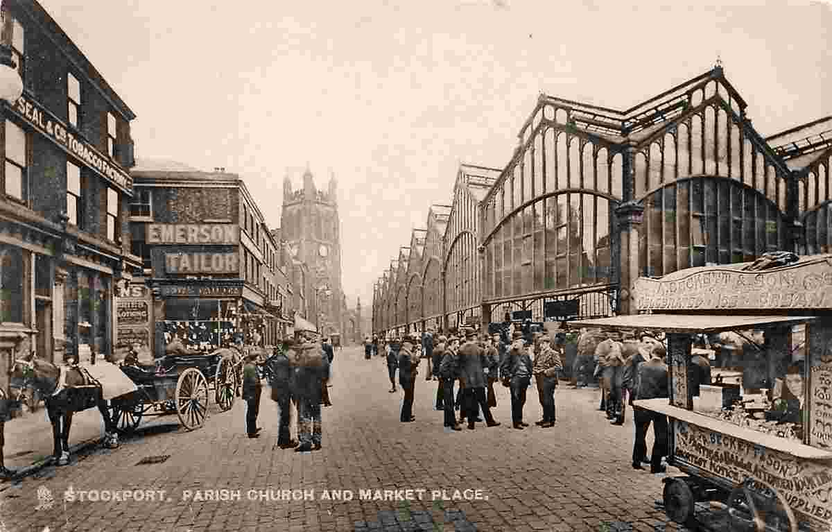 Stockport. Market, Staircase House, Market Place