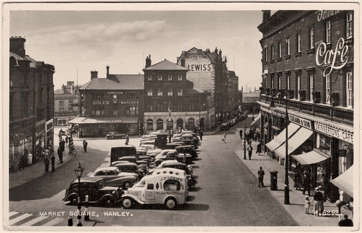Stoke-on-Trent. Hanley - Market Square