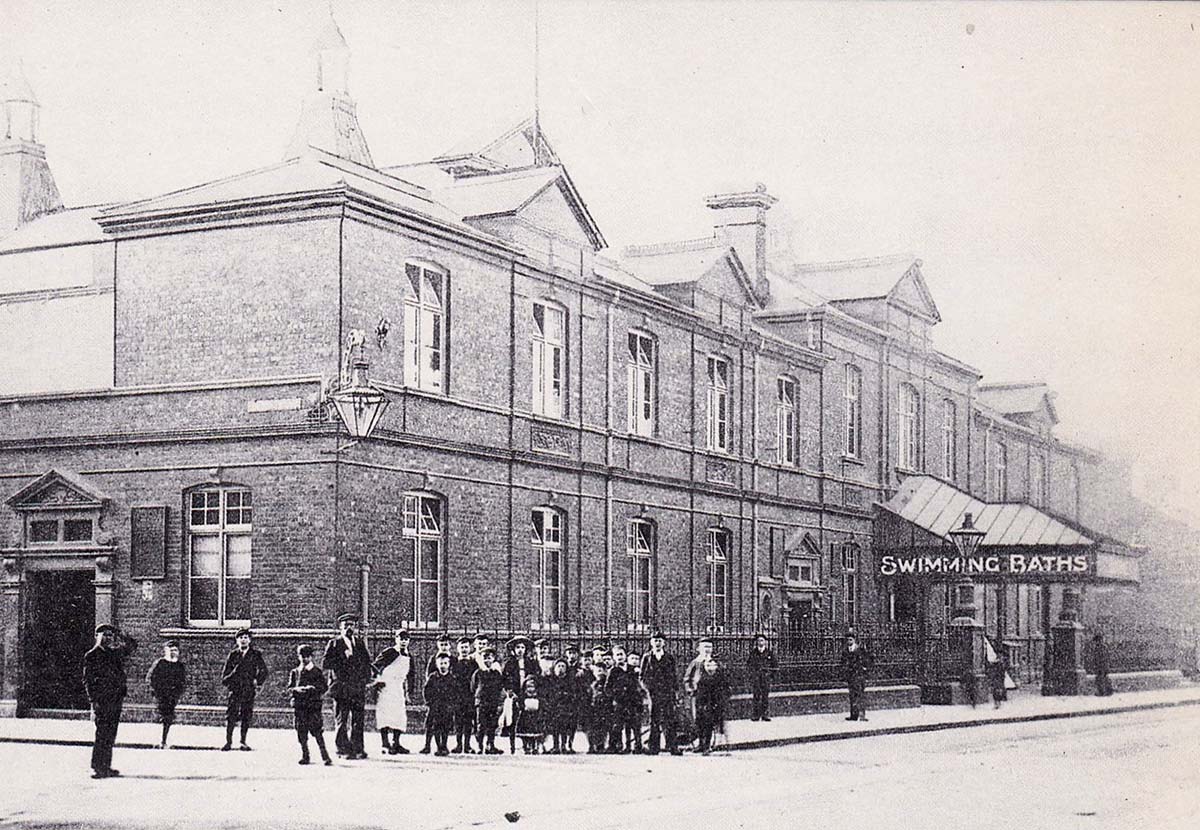 Swindon. Swimming Baths, Faringdon Road, 1905