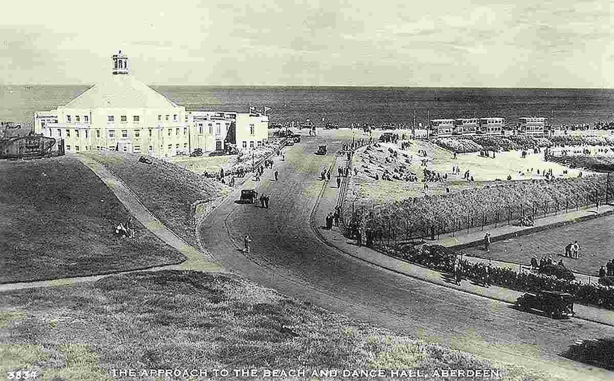 Aberdeen. Approach to the beach and Dance Hall, 1930's