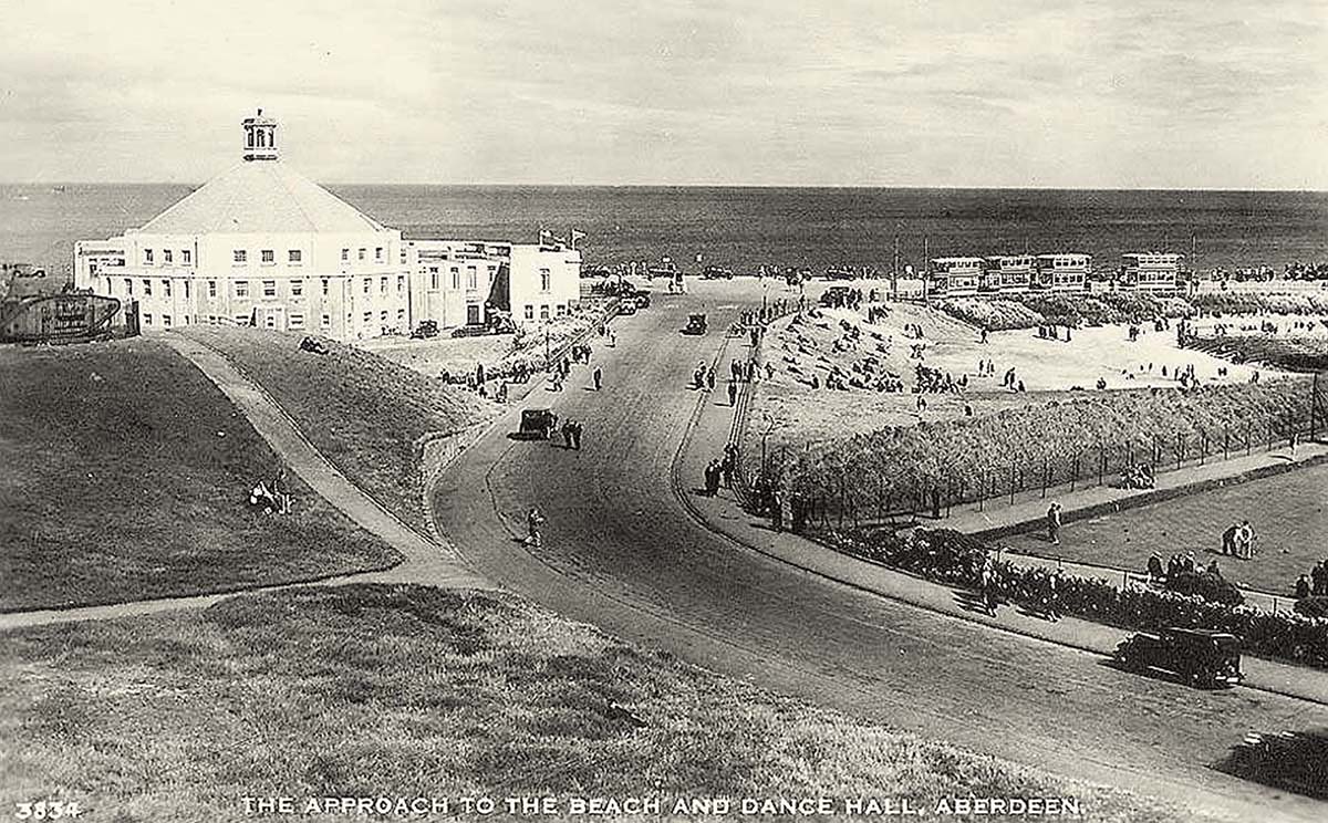 Aberdeen. Approach to the beach and Dance Hall, 1930's