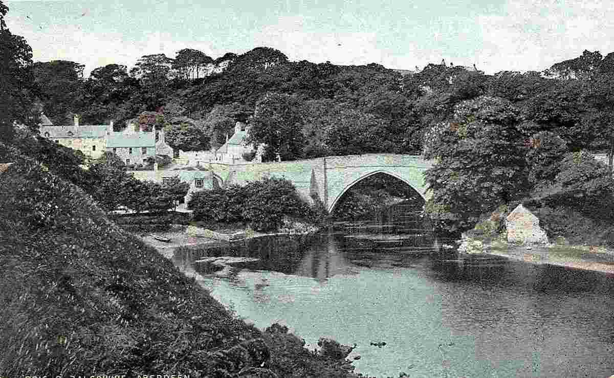 Aberdeen. Brig o'Balgownie, Bridge of Don, 1905