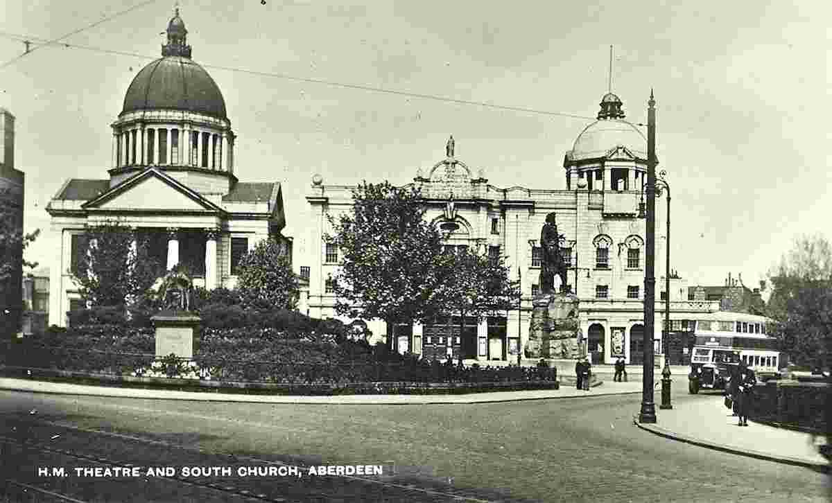 Aberdeen. His Majesty's Theatre and South Church